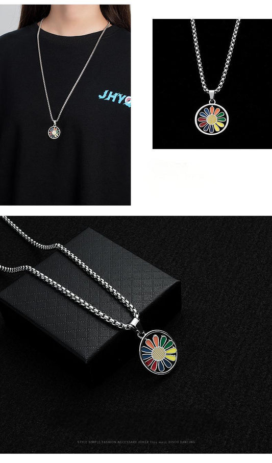 Simple Necklace Hip-hop Cool Letter Long Pendant Jewelry