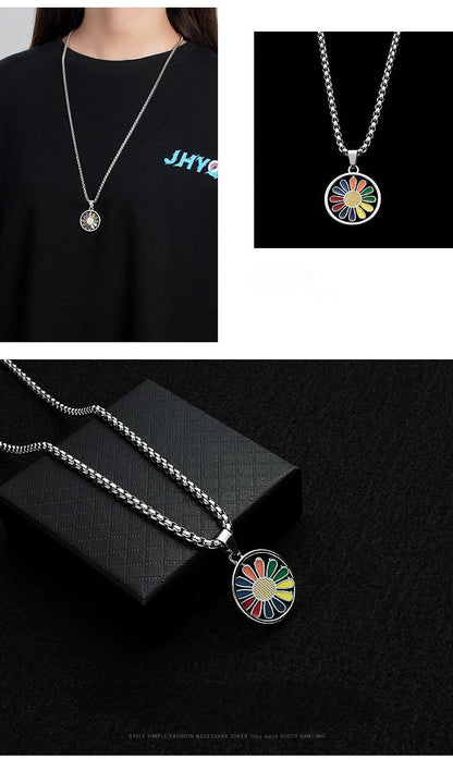 Simple Necklace Hip-hop Cool Letter Long Pendant Jewelry